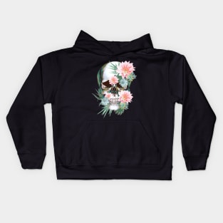 Floral Skull 23 Kids Hoodie